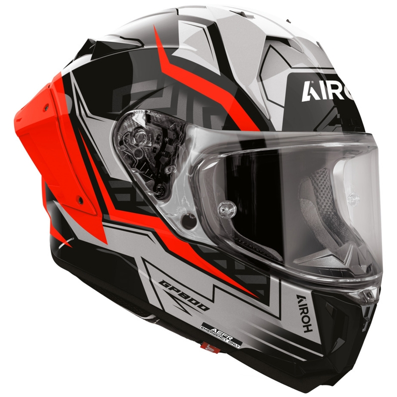 Cască integrală pentru motocicletă Airoh GP 800 Victory, roșie