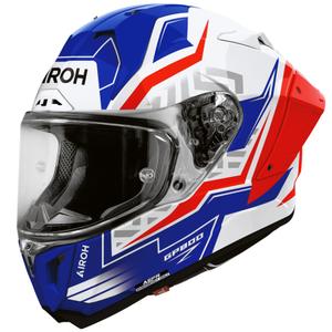 Cască integrală pentru motocicletă Airoh GP 800 Victory albastru-roșu