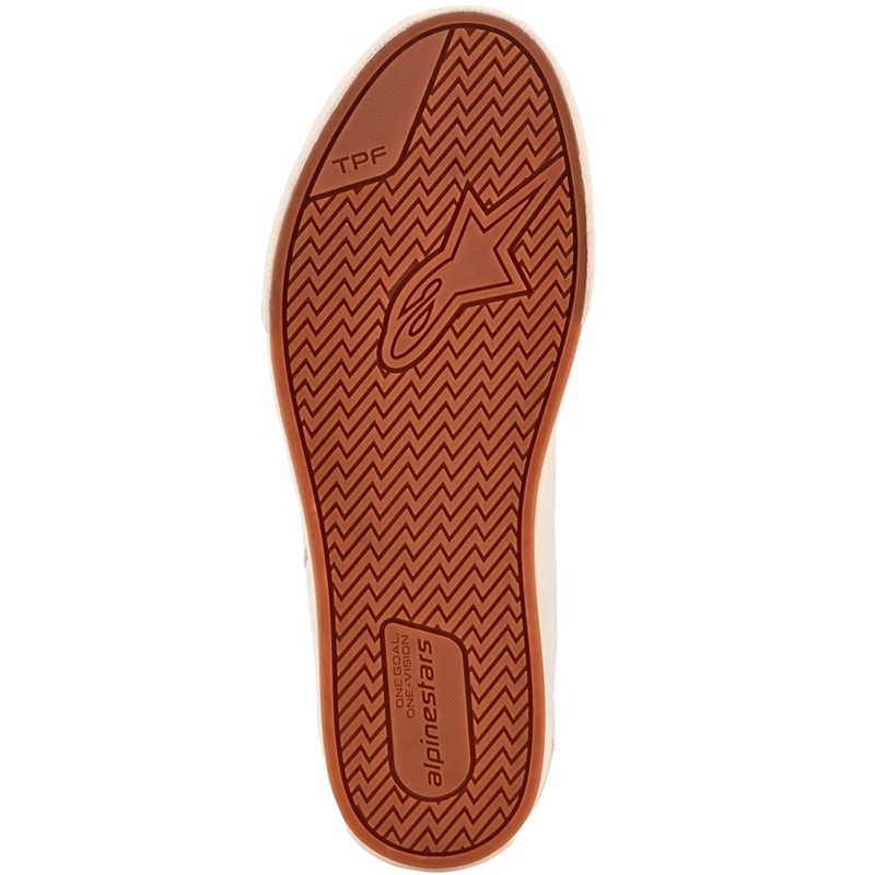 Ghete moto Alpinestars Ride-63 din piele, alb-gri-maro
