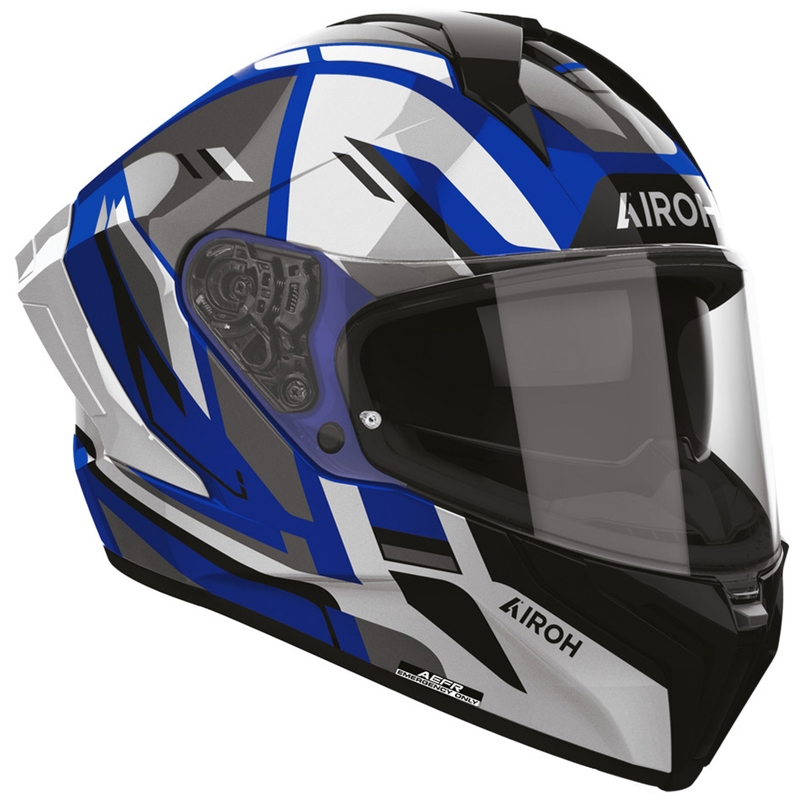 Cască integrală pentru motocicletă Airoh Matryx Senter, albastră