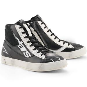 Ghete moto Alpinestars Stated Flair negru-alb