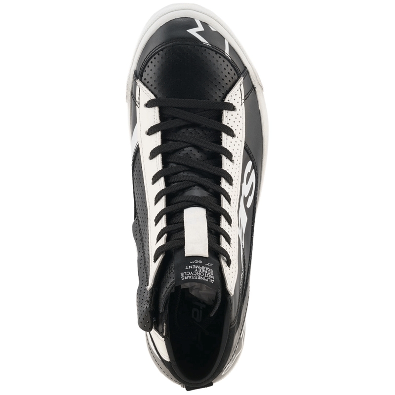 Ghete moto Alpinestars Stated Flair negru-alb