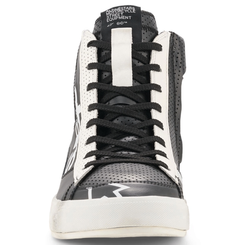Ghete moto Alpinestars Stated Flair negru-alb