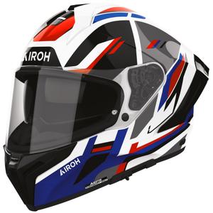 Cască integrală pentru motocicletă Airoh Matryx Sentry roșu-albastru