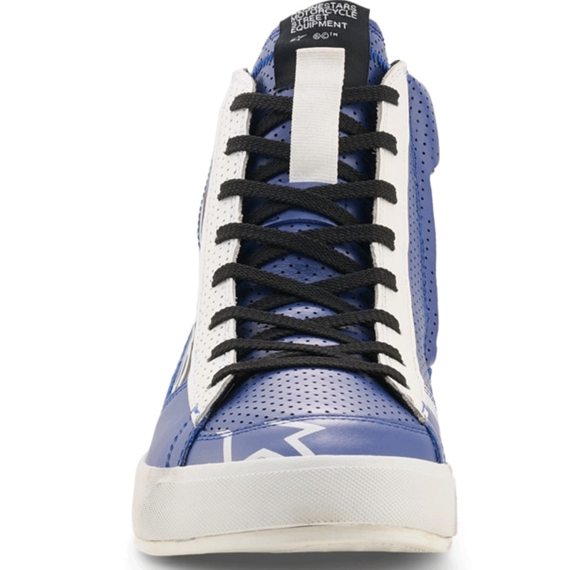 Ghete moto Alpinestars Stated Flair albastru-alb-negru
