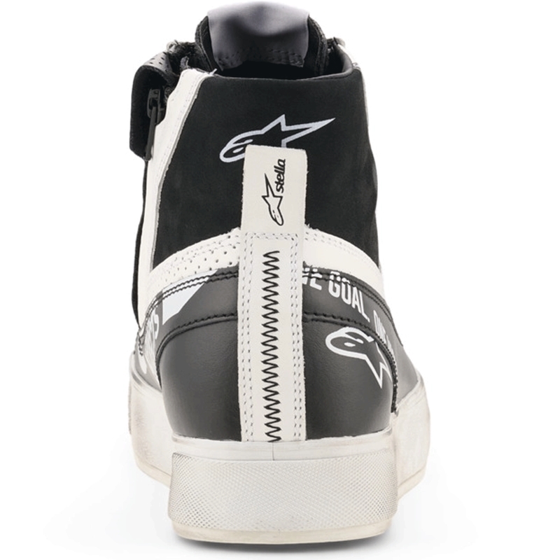 Ghete moto Alpinestars Stella Stated Flair pentru femei, negru-alb