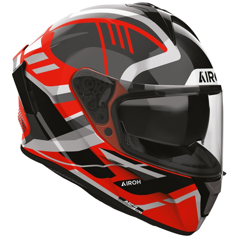 Cască integrală de motocicletă Airoh Spark 2 Luma, roșie