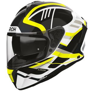 Cască integrală de motocicletă Airoh Spark 2 Luma, galbenă