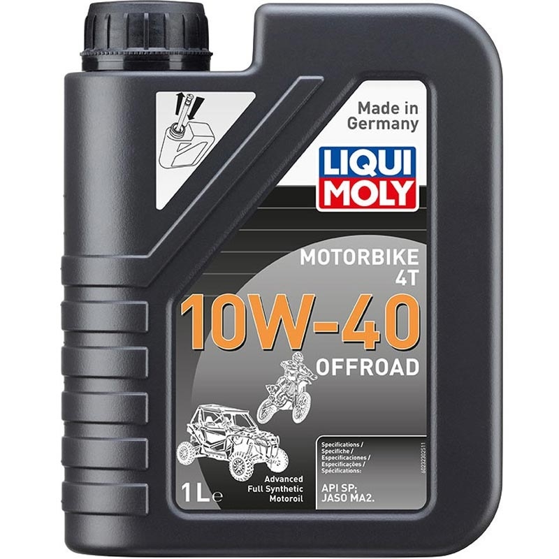 Ulei de motor sintetic Liqui Moly Motocicletă 4T 10W40 Offroad 1 l
