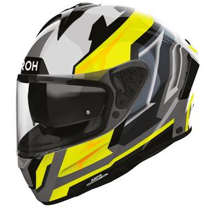 Cască integrală de motocicletă Airoh Spark 2 Blade, galbenă