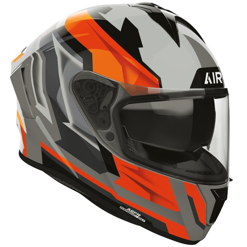 Cască integrală pentru motocicletă Airoh Spark 2 Blade, portocaliu fluo
