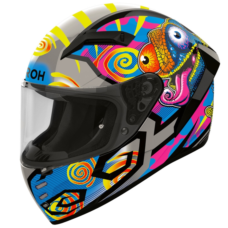 Cască integrală de motocicletă Airoh Connor Chameleon, multicoloră