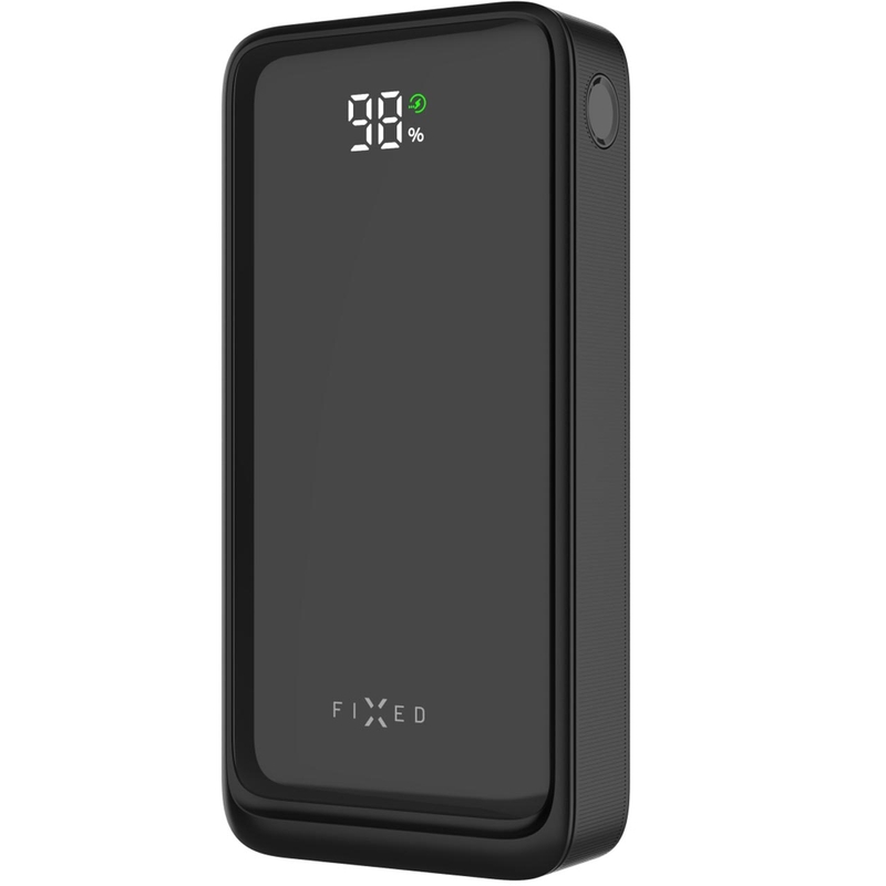 Baterie externă FIXED Zen2 20 20.000 mAh PD 20 W cu ecran LCD negru