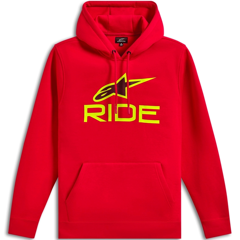 Hanorac Alpinestars Ride 3 roșu-galben fluo-negru