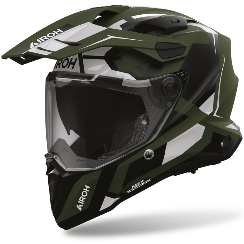 Cască integrală pentru motocicletă Airoh Commander 2 Polar, verde mat