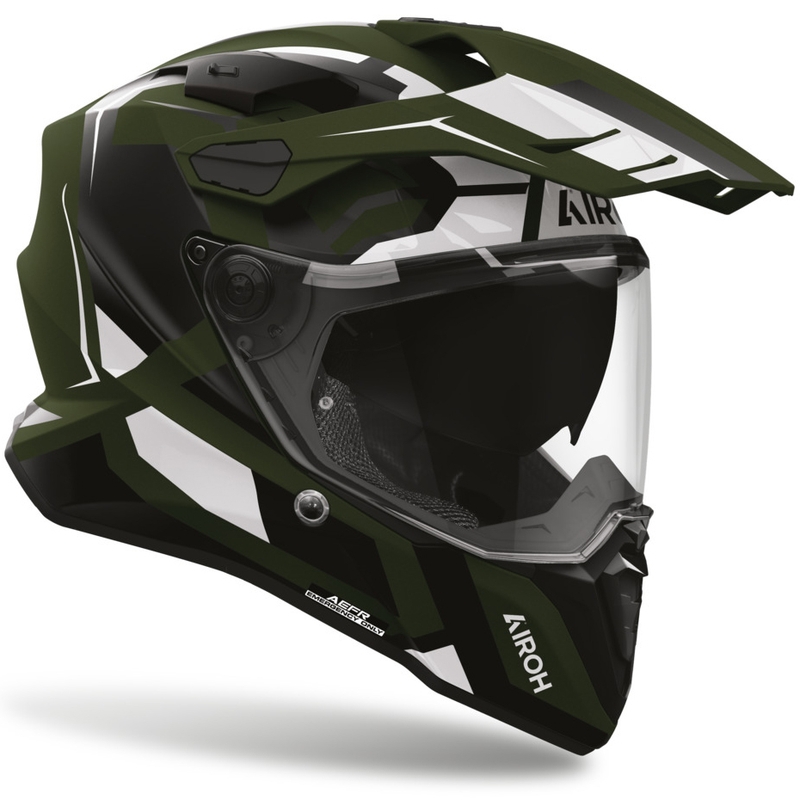 Cască integrală pentru motocicletă Airoh Commander 2 Polar, verde mat