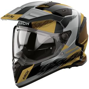 Cască de motocicletă Enduro Airoh BADX-X Airspeed nisip mat