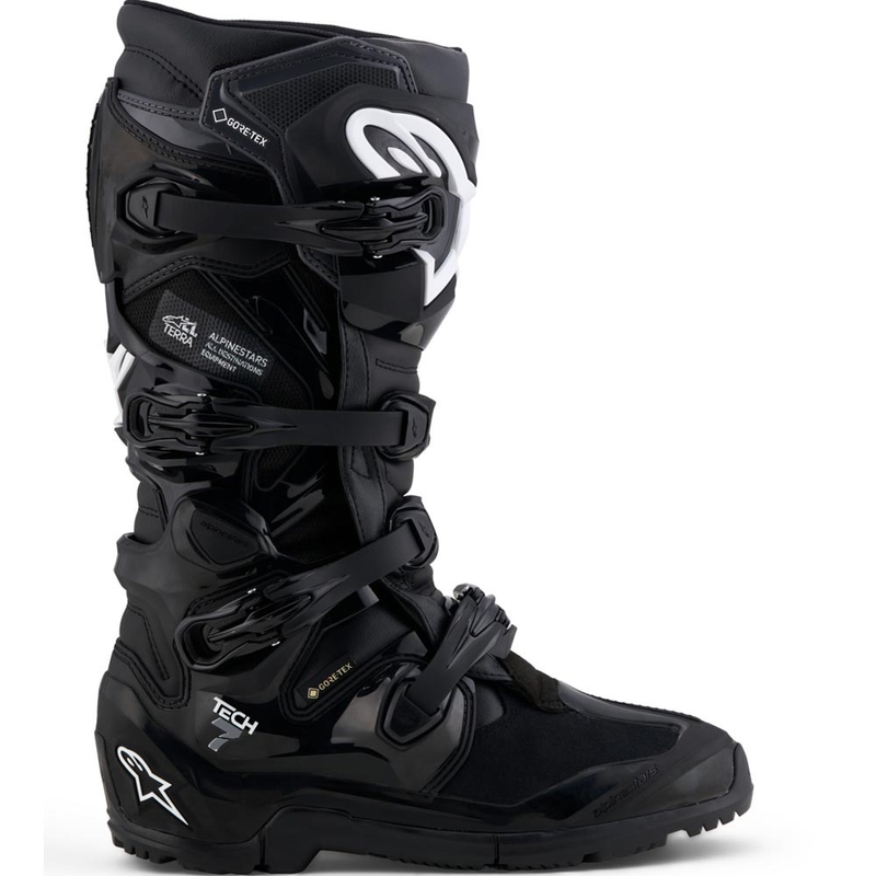 Ghete Motocicletă Alpinestars Tech 7 Enduro Gore-Tex® Negru-Gri Închis