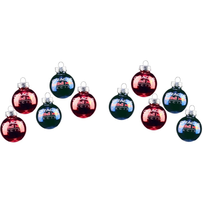 Set de ornamente de Crăciun Red Bull Globuri de Crăciun 10 buc albastru-roșu închis