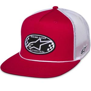 Șapcă Alpinestars Contender Trucker roșu-alb
