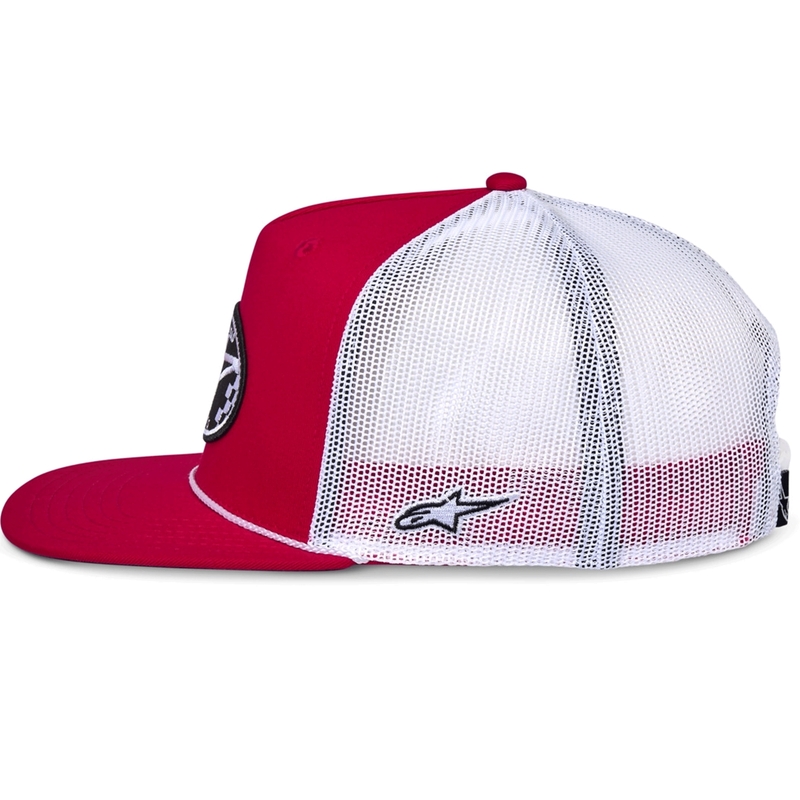 Șapcă Alpinestars Contender Trucker roșu-alb