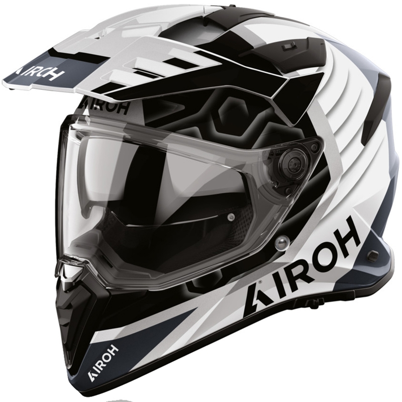 Cască de motocicletă enduro Airoh BADX-X Cube gri