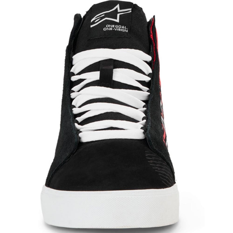 Ghete Motocicletă Alpinestars Ride-63 Canvas FQ20 Negru-Alb-Roșu