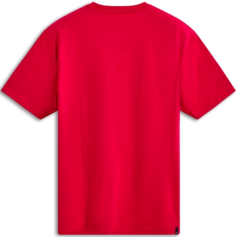 Tricou Alpinestars Ride 4.0 CSF roșu-galben fluo-negru