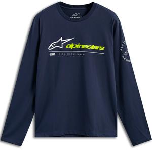 Tricou cu mânecă lungă Alpinestars Mandalory CSF albastru