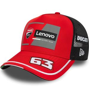 Capac Ducati New Era Lenovo Bagnaia 63 negru-rosu