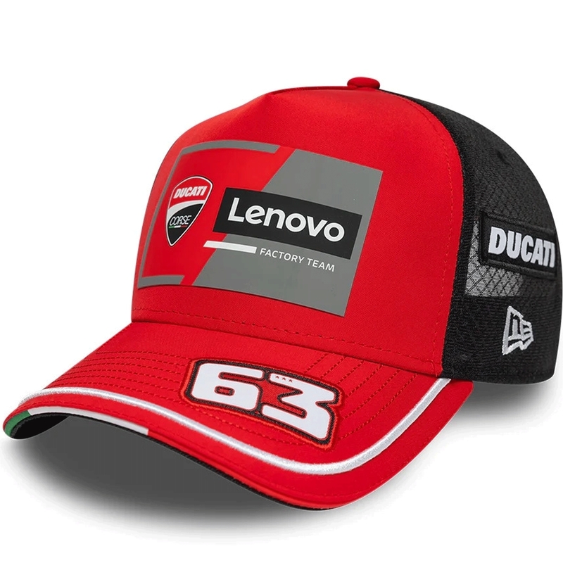 Capac Ducati New Era Lenovo Bagnaia 63 negru-rosu