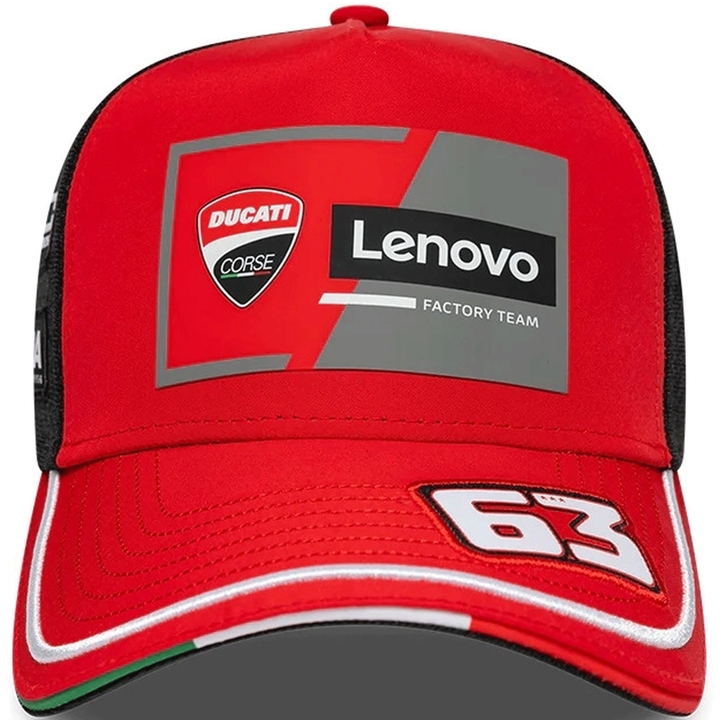 Capac Ducati New Era Lenovo Bagnaia 63 negru-rosu