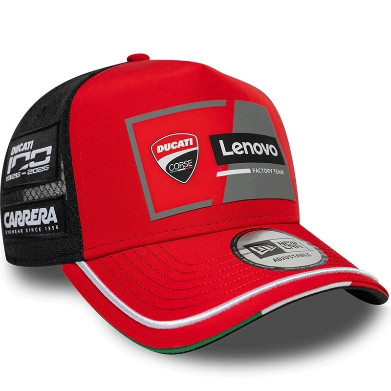 Șapcă Ducati New Era Lenovo negru-roșu