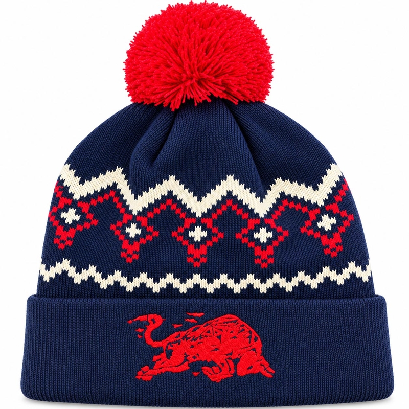 Căciulă Red Bull Winter Beanie albastru-roșu închis