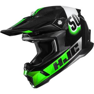 Cască motocross HJC C50 Dash MC4 negru-verde-alb