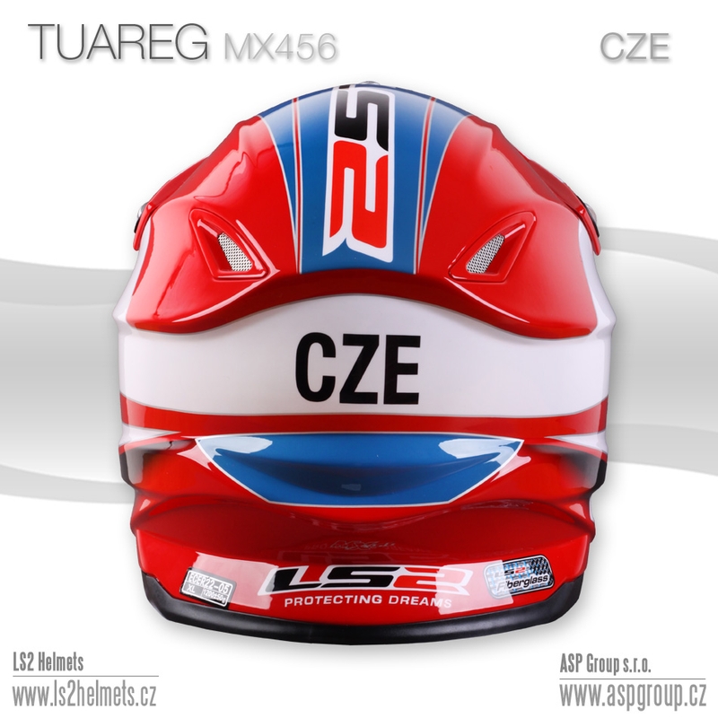 Cască de motocross LS2 MX456 Tuareg Czech lichidare
