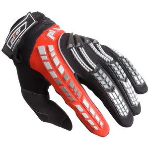 Mănuși pentru copii mx pentru motociclete Pilot negru/roșu