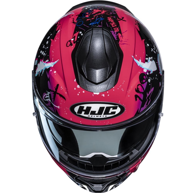 Cască integrală pentru motocicletă HJC C71 FQ20 MC8 negru-roz