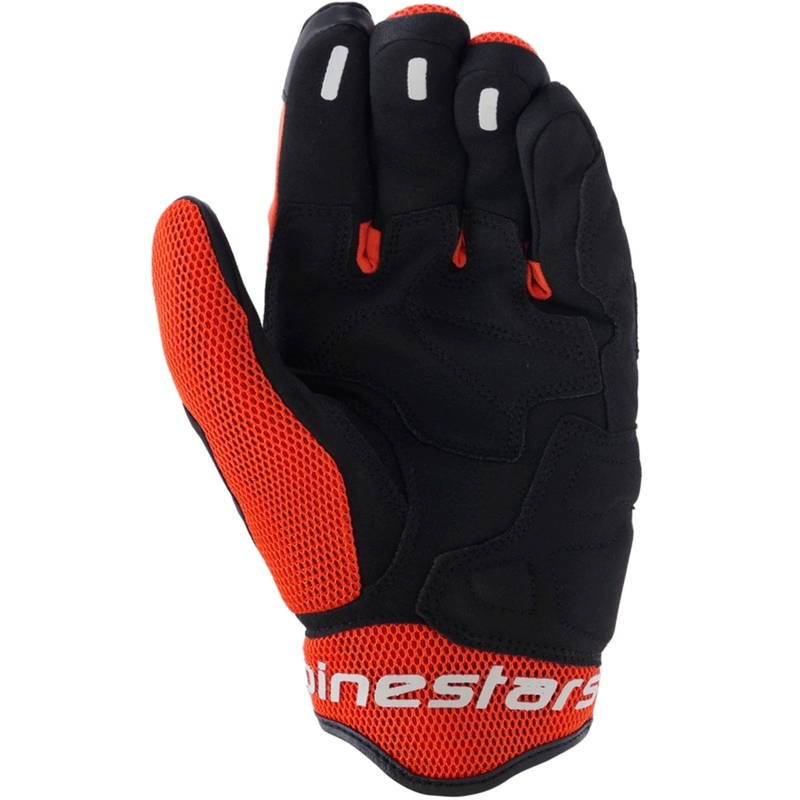 Mănuși moto Alpinestars Mogress Airflow negru-roșu-portocaliu