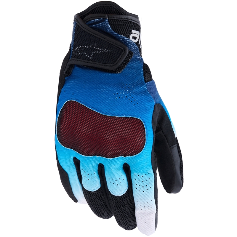 Mănuși motocicletă Alpinestars Mogress Airflow albastru-negru-alb