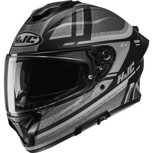 Cască integrală pentru motocicletă HJC C71 Novah MC5SF negru-gri