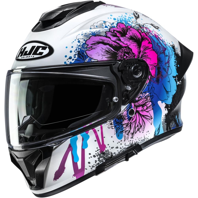 Cască integrală pentru motocicletă HJC C71 Roko MC28, culoare albă