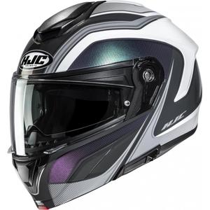 Cască de motocicletă pliabilă HJC C92 Sirius MC10 negru-alb
