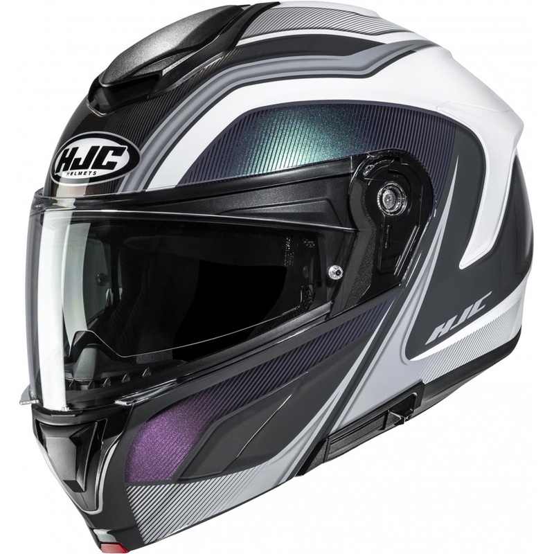 Cască de motocicletă pliabilă HJC C92 Sirius MC10 negru-alb