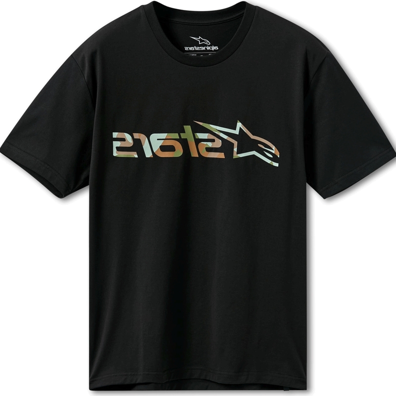 Tricou Alpinestars Verdure Camo CSF negru