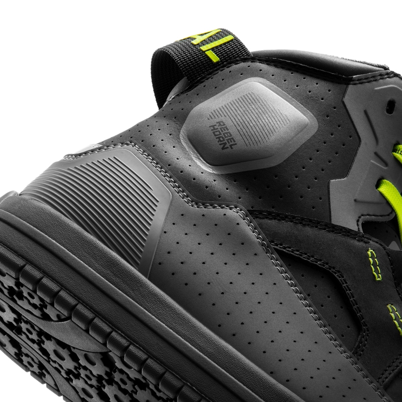 Ghete motociclete Rebelhorn Vandal II negru-gri-galben fluo