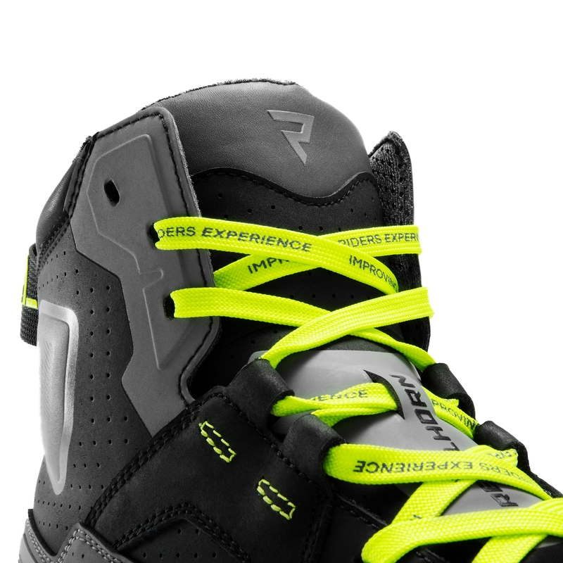 Ghete motociclete Rebelhorn Vandal II negru-gri-galben fluo