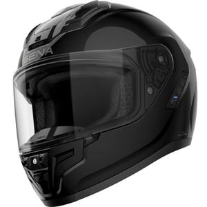 Cască integrală pentru motocicletă SENA Phantom cu interfon, neagră