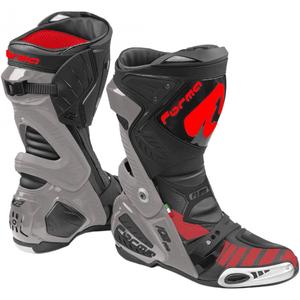 Ghete motociclete Forma Ice Pro Flow gri-negru-roșu