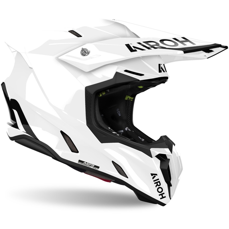 Cască motocross Airoh Twist 3 Color albă